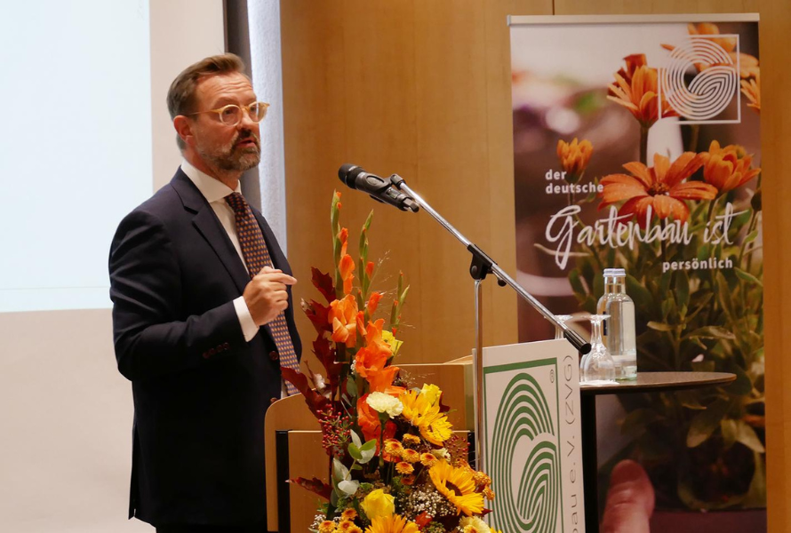 Rede des ZVG-Generalsekretärs Bertram Fleischer zum Deutschen Gartenbautag